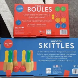 WOODEN BOULES AND SKITTLES - BOTH BRAND NEW IN BOXES - Image 2