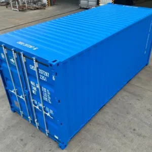 20ft One-Trip Shipping Container - Blue RAL5010 - Image 4