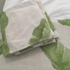 IKEA bedside lights, feather cushions, garden duvet cover and vases - Image 4
