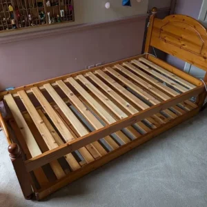 Solid Pine Trundle Bed Frame