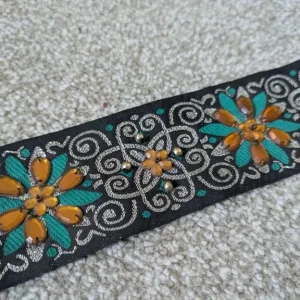 Roll of bead and stone embroidery ribbon - Image 3