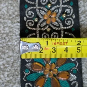 Roll of bead and stone embroidery ribbon - Image 7