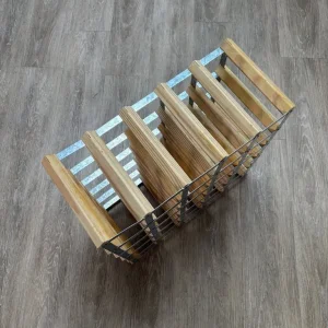 5x5 Wood/Metal Wine Rack - Image 2