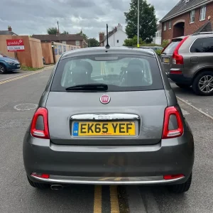 2015 Grey Fiat 500 Lounge Hatchback - Image 6