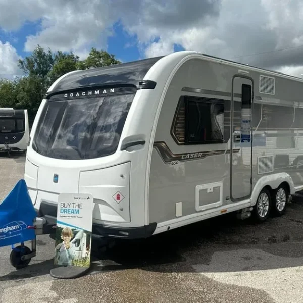 Coachman Laser 650 with solar, heating, and heated tow