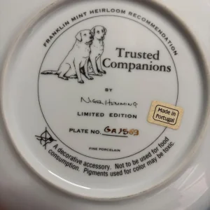 Franklin mint heirloom porcelain plate - Image 2