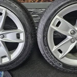 Audi 17-inch alloy wheels with 4 tyres - Image 2