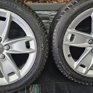 Audi 17-inch alloy wheels with 4 tyres - Image 3