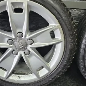Audi 17-inch alloy wheels with 4 tyres - Image 5