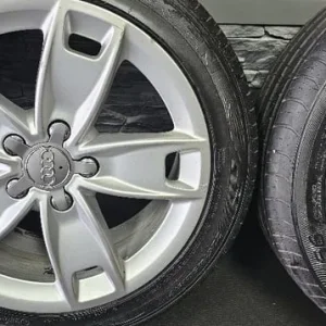 Audi 17-inch alloy wheels with 4 tyres - Image 6