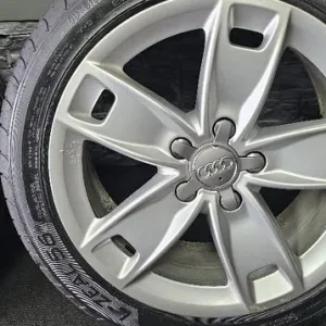 Audi 17-inch alloy wheels with 4 tyres - Image 7