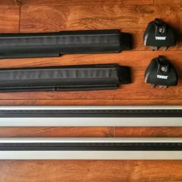 Thule WingBar Evo Roof Rack with Surf Pads and Fitting Kit