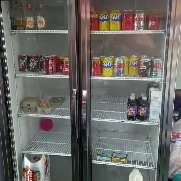 Double shop fridge