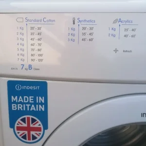 Indesit Tumble Dryer 7kg Gloss White Vented - Image 6