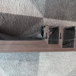 Set of 3 black U-shaped floating wall shelves - Image 2
