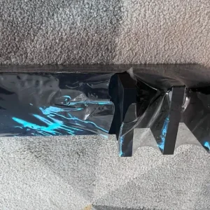 Set of 3 black U-shaped floating wall shelves - Image 3