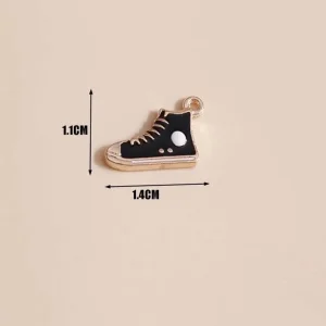 10pcs Random Color Shoe DIY Pendant - Image 2