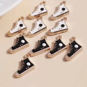 10pcs Random Color Shoe DIY Pendant