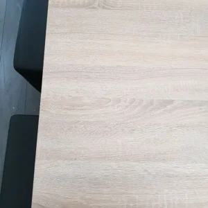 Space Saving Table with 4 Leather Stools - Image 3