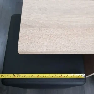 Space Saving Table with 4 Leather Stools - Image 7