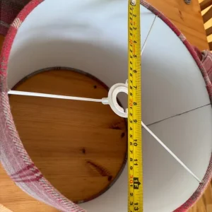 4 Red Balmoral tartan lampshades and 4 cushion covers - Image 2