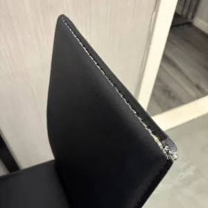 Black Glass table with 2 chairs - Image 3