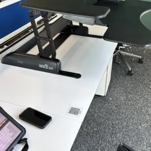 Single and double desk adjusters