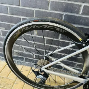 Carbon TIFFOSI Road Bike with DURA ACE Wheels – Size/L Dura Ace, Ultegra, Showroom Condition - Image 6