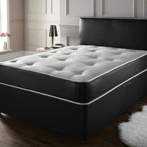 Small double divan bed with mattress