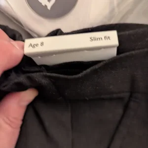 John Lewis Boys School Trousers Age 8, 2 Pairs, Teflon Coated, With Tags - Image 2