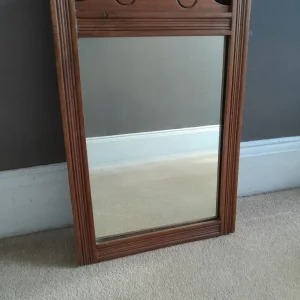 Small Wooden Antique Mirror