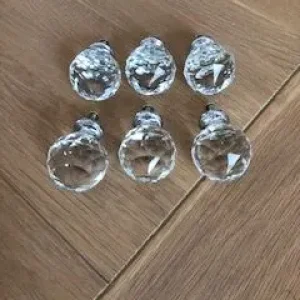 Swarovski crystal cupboard handles 9 x 30mm and 4 x 20mm - Image 2