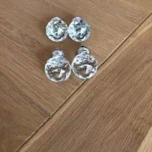 Swarovski crystal cupboard handles 9 x 30mm and 4 x 20mm - Image 3