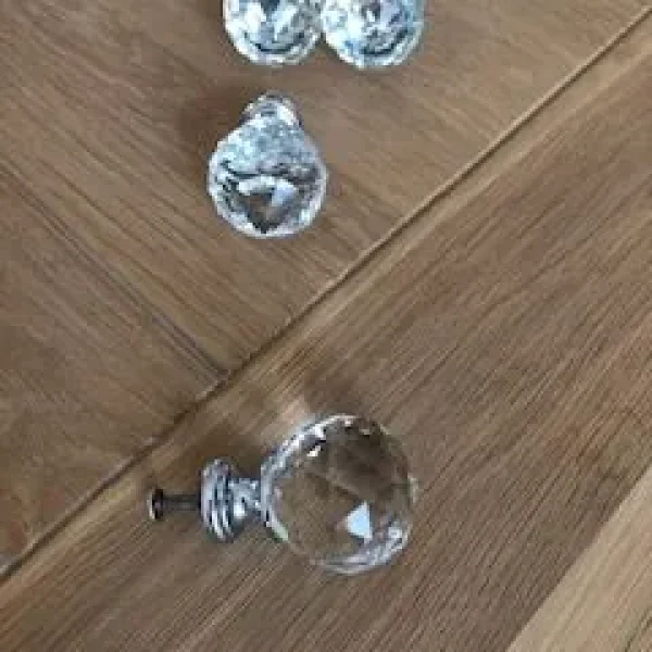 Swarovski crystal cupboard handles 9 x 30mm and 4 x 20mm