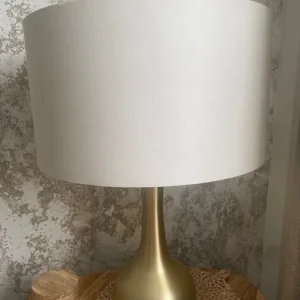 Large Pair of Cream Lamp Shades