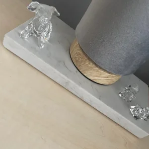 Marble decorative piece for bedside or side tables - Image 7