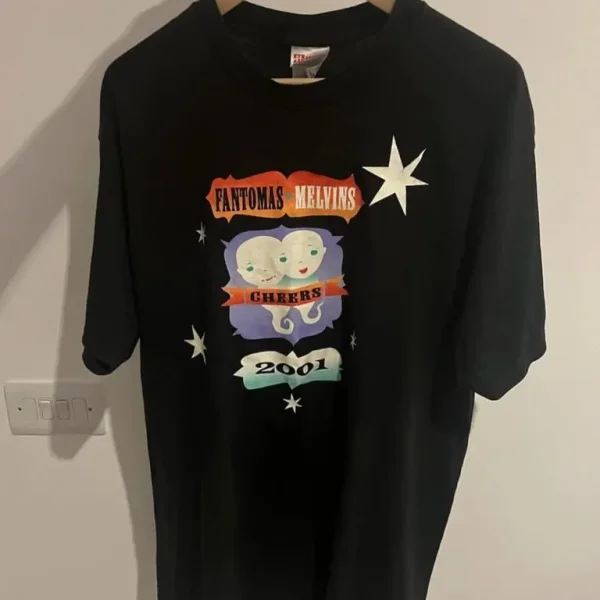 Fantomas Melvins Tour T-Shirt “Cheers” 2001 Official Glow In Dark Large
