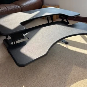 VariDesk Pro Plus 36 Adjustable Standing Desk Converter - Black - Image 2