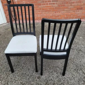 4 Black Ekedalen Chairs - Image 2