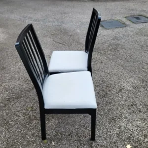 4 Black Ekedalen Chairs - Image 4