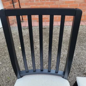 4 Black Ekedalen Chairs - Image 5
