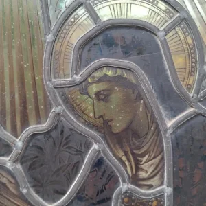 Victorian stained glass window – The Annunciation - Image 2