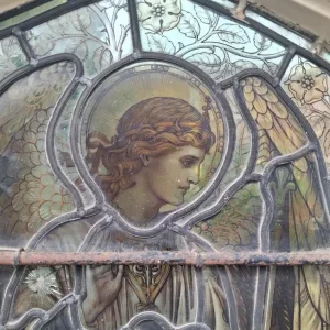 Victorian stained glass window – The Annunciation - Image 3