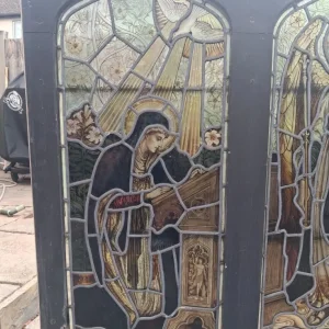 Victorian stained glass window – The Annunciation - Image 5