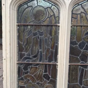 Victorian stained glass window – The Annunciation - Image 7
