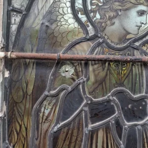 Victorian stained glass window – The Annunciation - Image 8