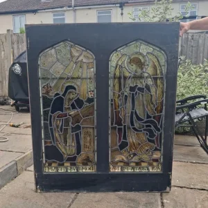 Victorian stained glass window – The Annunciation
