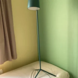 Norman Copenhagen teal jade floor lamp