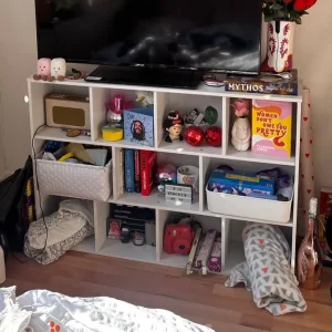White Bookcase/TV Stand