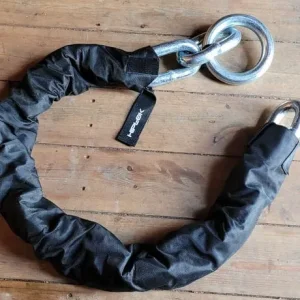 As new motorcycle hiplok security chain